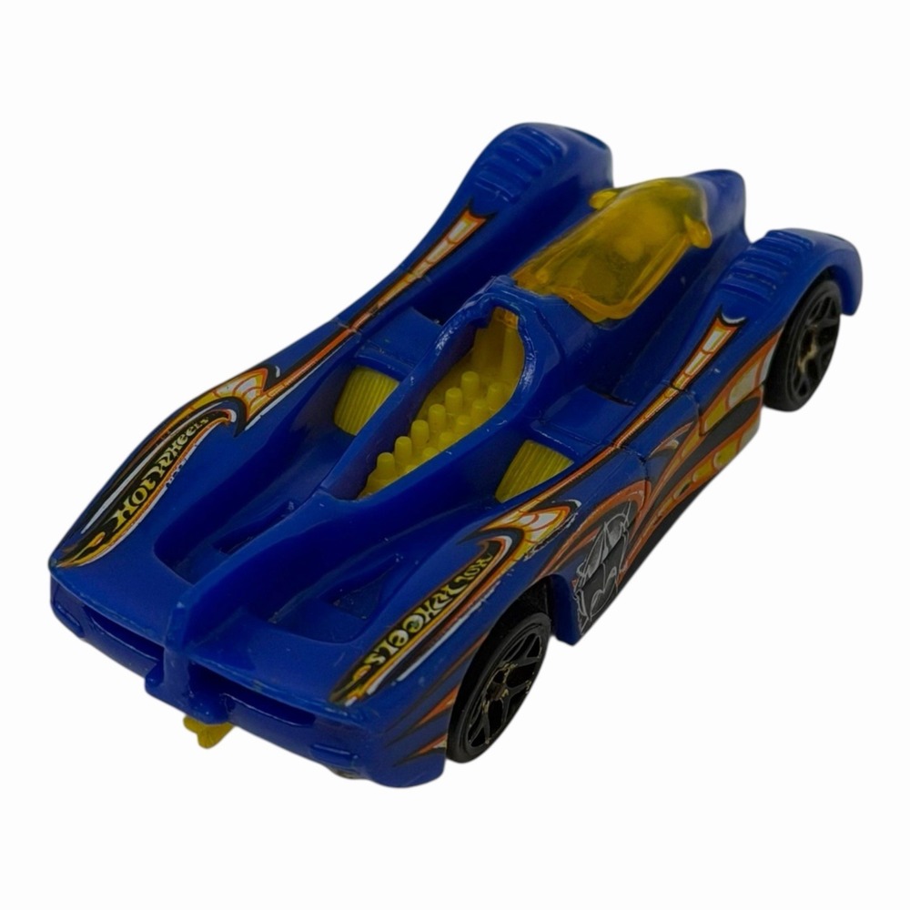 Hot Wheel‎ 1994 Mattel Power Pistons Batman Symbol Blue Yellow - Picture 5 of 13